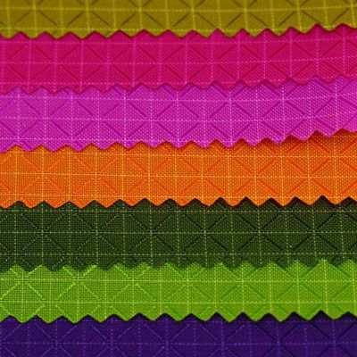 Diamond Lattice Nylon Waterproof Oxford Cloth Plain Matrix For Woven Durable Bag