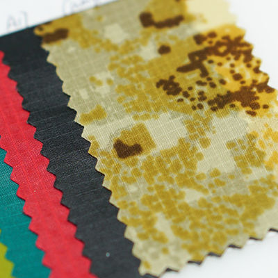 Woven Backpack Oxford Nylon Fabric With Square Lattice Plain Pattern