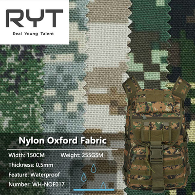 100% Waterproof Durable Printing Nylon Oxford Fabric For Backpack